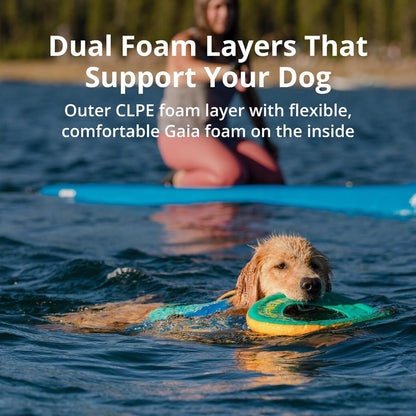 , Float Coat Dog Life Jacket, Premium Buoyancy Swim Vest with Lift Handle, Secure Fit & Reflective Trim, Adjustable Flotation for Swimming, Boating, & Outdoor Adventures, Blue Dusk, X-Small