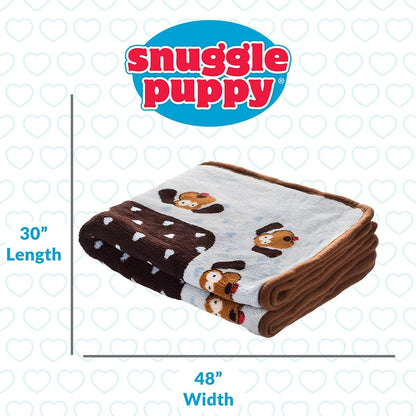 Blanket for Pets - Cozy Dog Blanket for Small Dogs - Machine Washable Dog Blanket in Blue