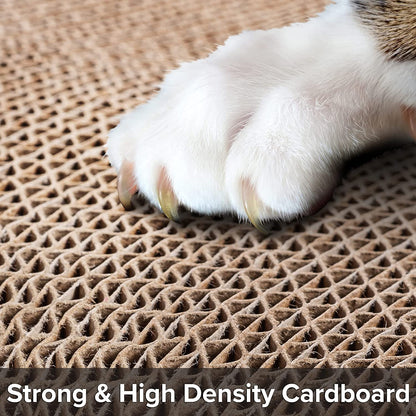 Cat Scratcher Lounge, Reversible Cat Scratching Board, Cardboard Scratcher, Premium Scratch Post, Durable Scratchers, Scratching Bed (XXL)