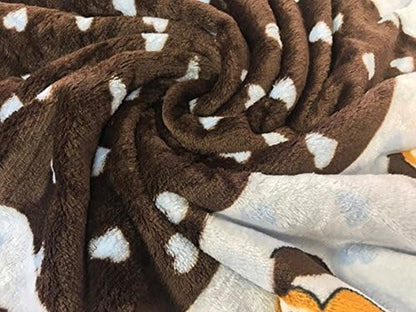 Blanket for Pets - Cozy Dog Blanket for Small Dogs - Machine Washable Dog Blanket in Blue