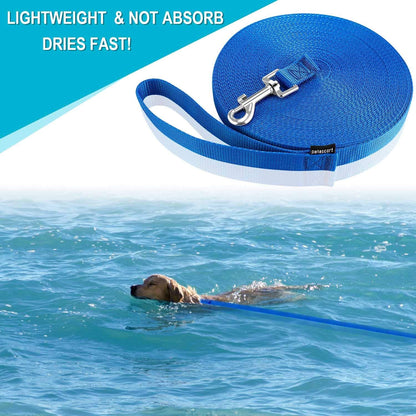 Dog Leash for Small Medium Large Dogs,Long Dog Leashes for Obedience Recall Training,Camping,20Ft,Blue
