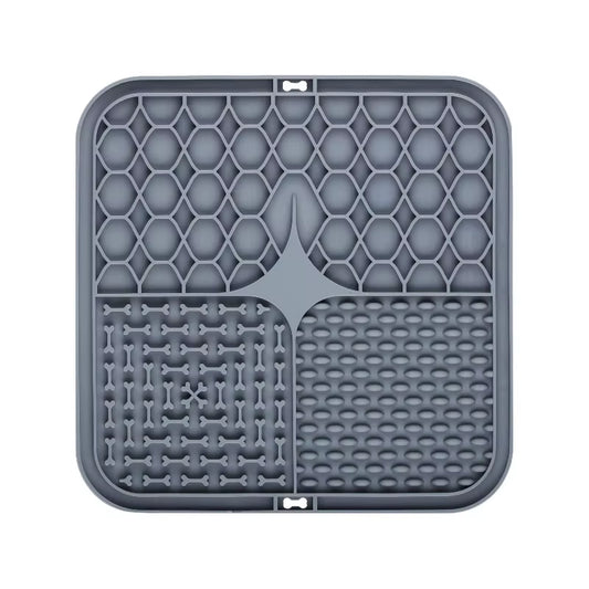 Pet Lick Silicone Mat Dogs Pet Slow Food Plate for Dog Bathing Distraction Silicone Dog Sucker Food Training Dog Feeder Supplies