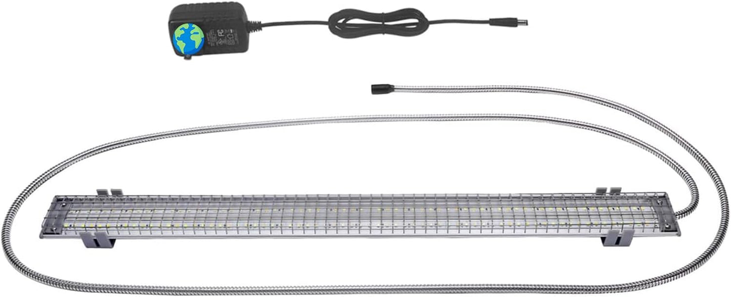 Happybird Lighting Company - Bird Cage Light with Chew Guard for Parrots - Full Spectrum LED Pet Lamp - Simulates Natural Environment (60 Cm Parrot Light)