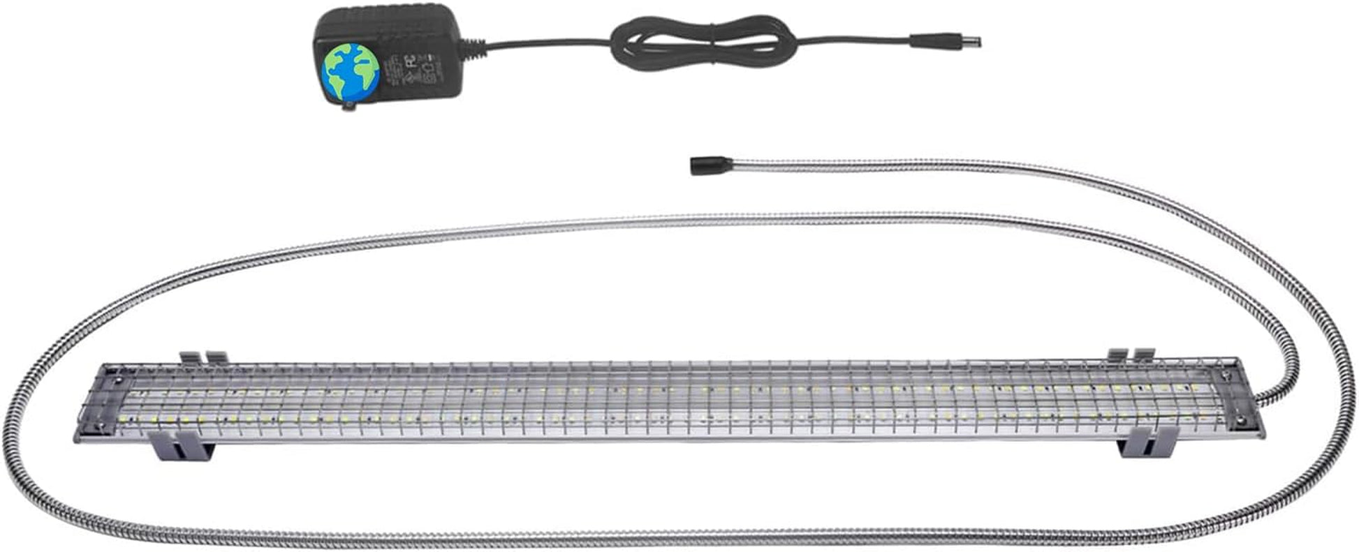 Happybird Lighting Company - Bird Cage Light with Chew Guard for Parrots - Full Spectrum LED Pet Lamp - Simulates Natural Environment (60 Cm Parrot Light)