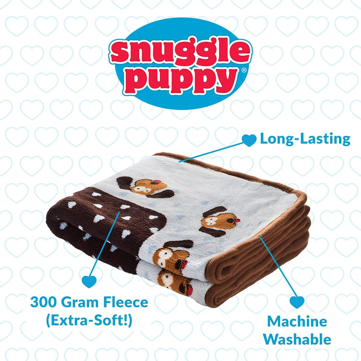 Blanket for Pets - Cozy Dog Blanket for Small Dogs - Machine Washable Dog Blanket in Blue