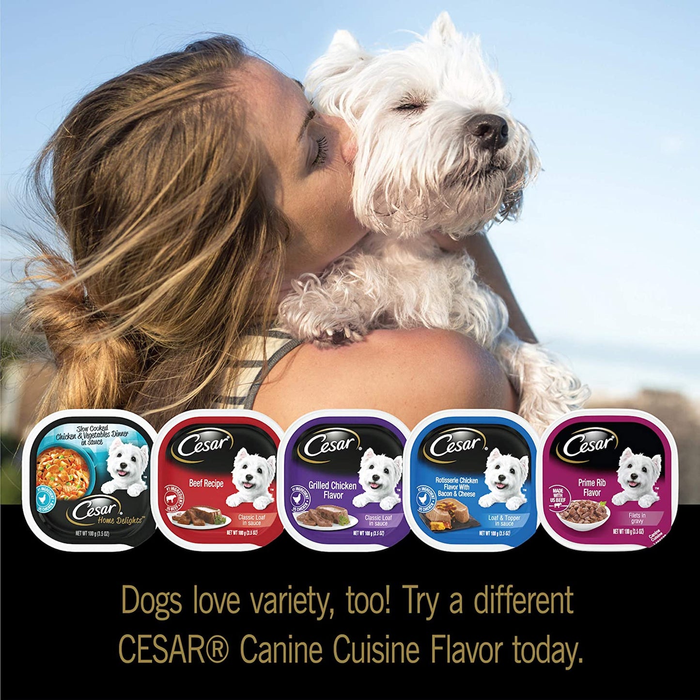 Home Delights Adult Soft Wet Dog Food Braised Rib Flavor with Carrots & Peas in Sauce, 3.5 Oz. Easy Peel Trays, Pack of 24